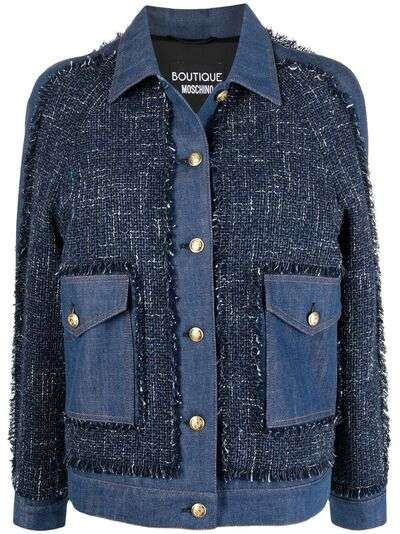 Boutique Moschino джинсовая куртка на пуговицах