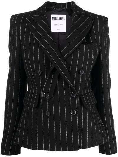 Moschino pinstripe double breasted blazer