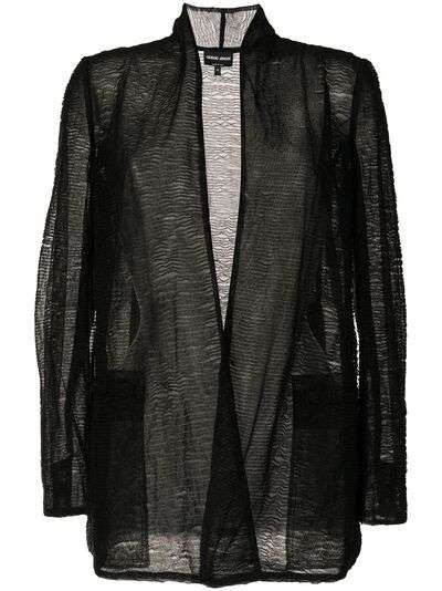 Giorgio Armani легкая фактурная куртка