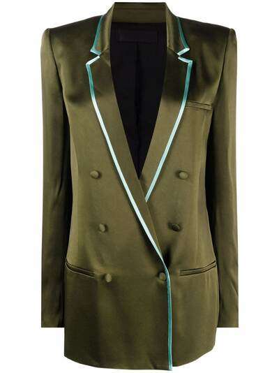 Haider Ackermann двубортный пиджак с окантовкой