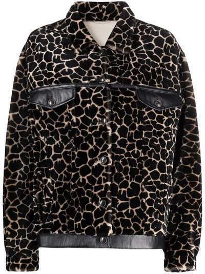 Simonetta Ravizza куртка Jenny с леопардовым принтом