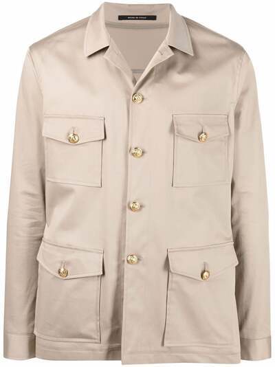 Tagliatore однобортная куртка с накладными карманами