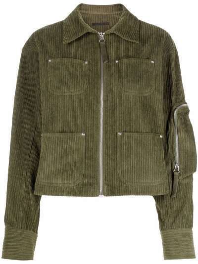 Helmut Lang zipped fitted jacket