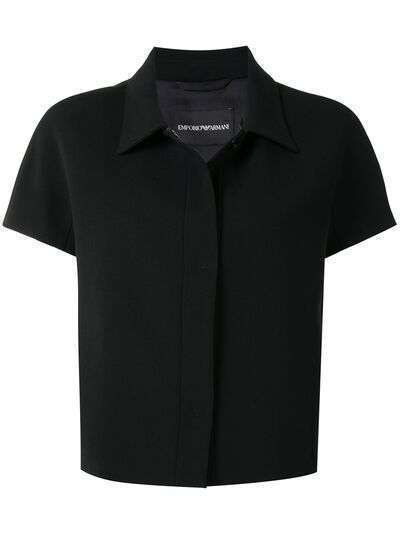 Emporio Armani куртка-рубашка с короткими рукавами