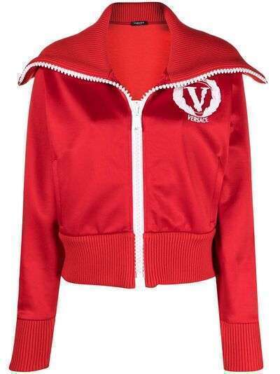Versace спортивная куртка с подворотом