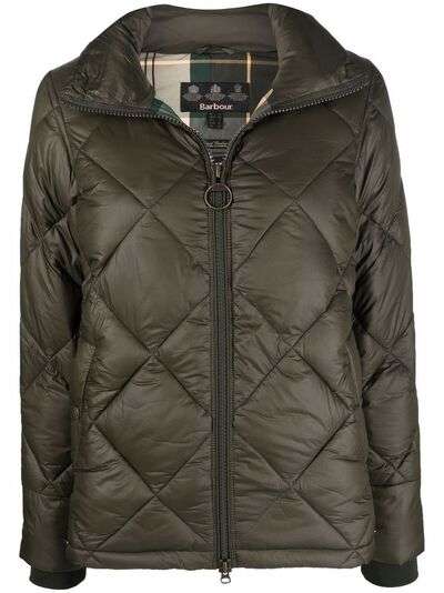 Barbour стеганая куртка Alness с высоким воротником