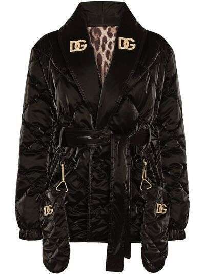 Dolce & Gabbana стеганая куртка с логотипом