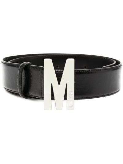 Moschino ремень с логотипом M