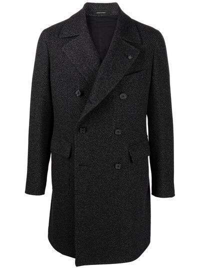 Tagliatore двубортное шерстяное пальто