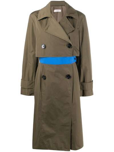 Nina Ricci двубортное пальто с поясом