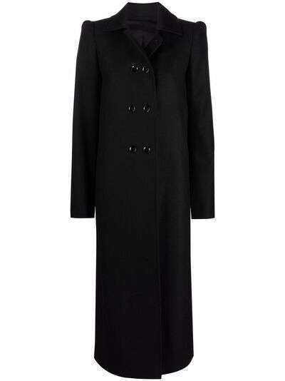 Lemaire double-breasted virgin wool coat