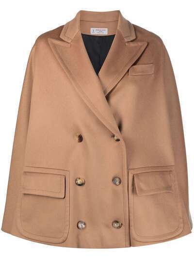 Alberto Biani double-breasted cape coat