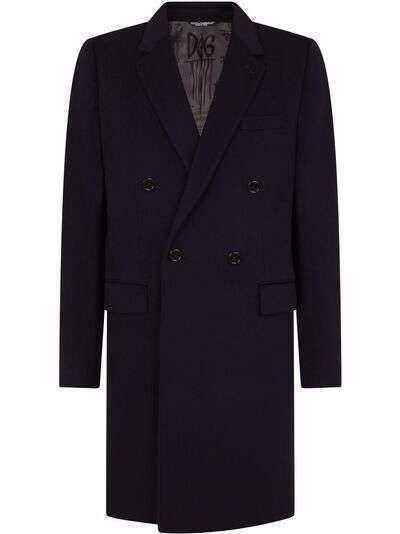 Dolce & Gabbana двубортное пальто длины миди