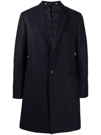 PS Paul Smith однобортное пальто с заостренными лацканами