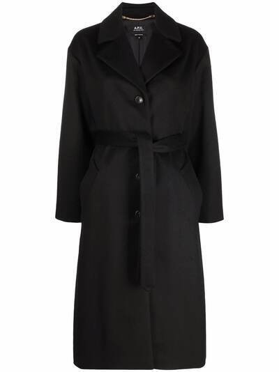 A.P.C. однобортное пальто Judith