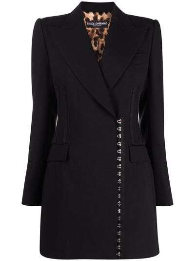 Dolce & Gabbana шерстяной пиджак с крючками