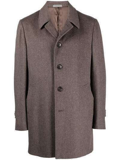 Corneliani однобортное пальто на пуговицах