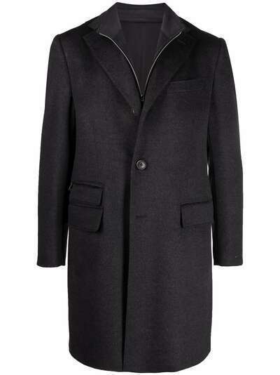 Corneliani однобортное шерстяное пальто