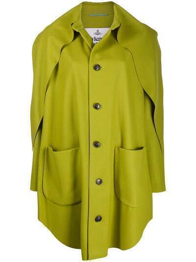 Vivienne Westwood однобортное пальто асимметричного кроя