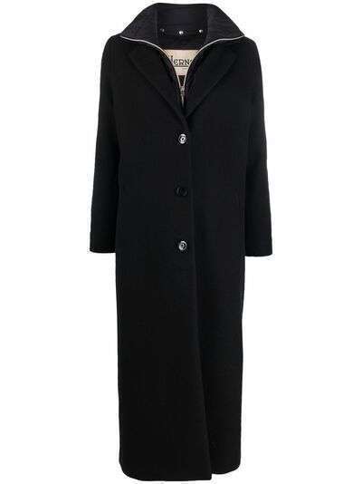 Herno mid-length layered coat