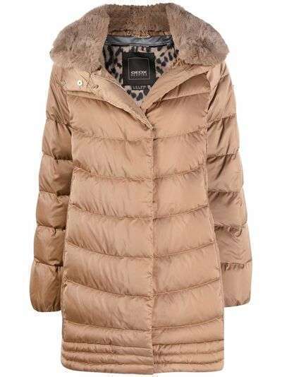 Geox quilted-finish padded coat