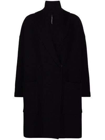 Pierantoniogaspari однобортное пальто с контрастной строчкой