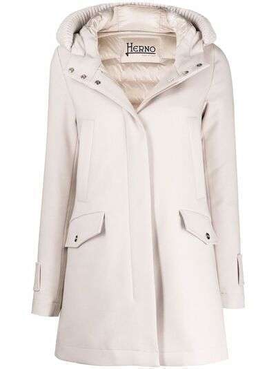 Herno mid-length hooded coat