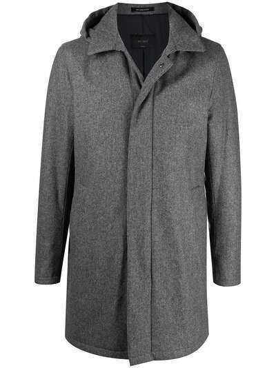 Dell'oglio однобортное пальто с капюшоном