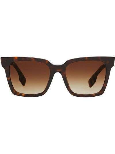 Burberry солнцезащитные очки черепаховой расцветки
