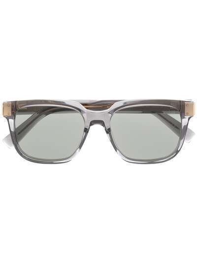 Dunhill солнцезащитные очки в прозрачной квадратной оправе