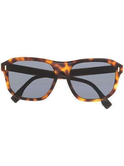 Fendi Eyewear солнцезащитные очки в квадратной оправе