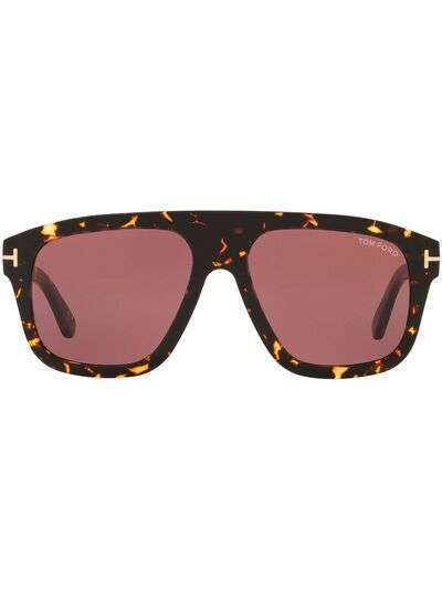 TOM FORD Eyewear солнцезащитные очки в оправе черепаховой расцветки