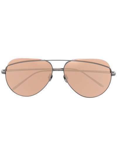 Linda Farrow солнцезащитные очки-авиаторы Colt C4