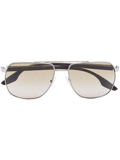 Prada Eyewear солнцезащитные очки-авиаторы
