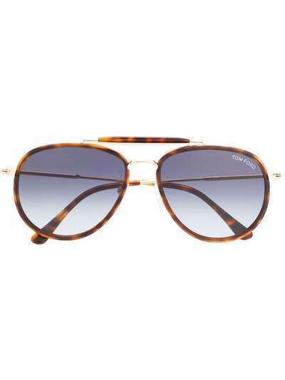 Tom Ford Eyewear солнцезащитные очки-авиаторы 'Tripp'