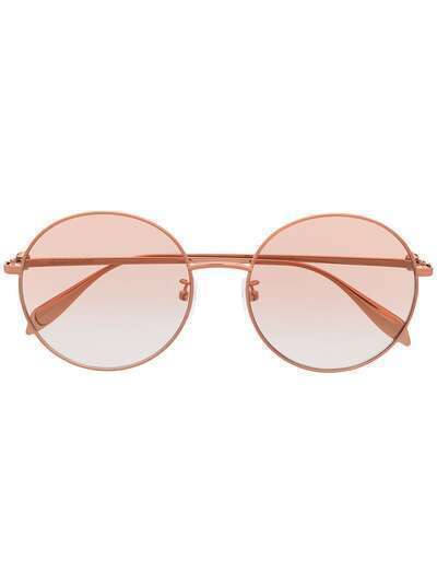 Alexander McQueen Eyewear солнцезащитные очки AM0275S в круглой оправе