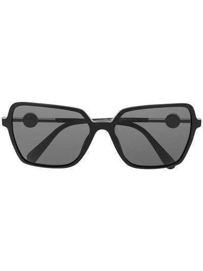 Versace Eyewear солнцезащитные очки Medusa в квадратной оправе