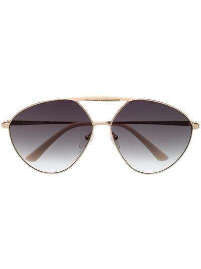 Karl Lagerfeld солнцезащитные очки-авиаторы Navigator