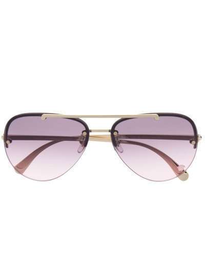 Versace Eyewear солнцезащитные очки-авиаторы Medusa Glam