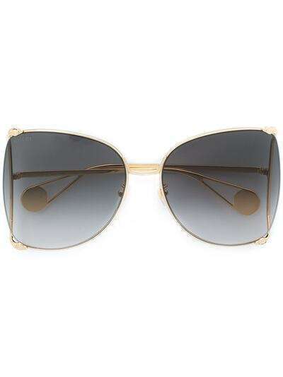 Gucci Eyewear pearl-embellished sunglasses