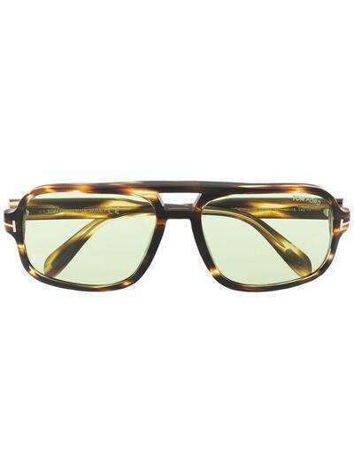 TOM FORD Eyewear солнцезащитные очки Falconer черепаховой расцветки