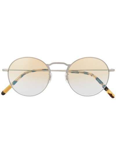 Oliver Peoples солнцезащитные очки Weslie в круглой оправе