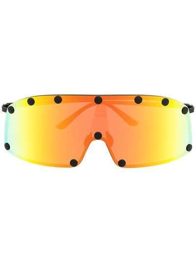 Rick Owens солнцезащитные очки Shielding