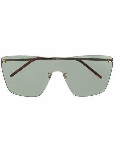 Saint Laurent Eyewear солнцезащитные очки-маска SL 463