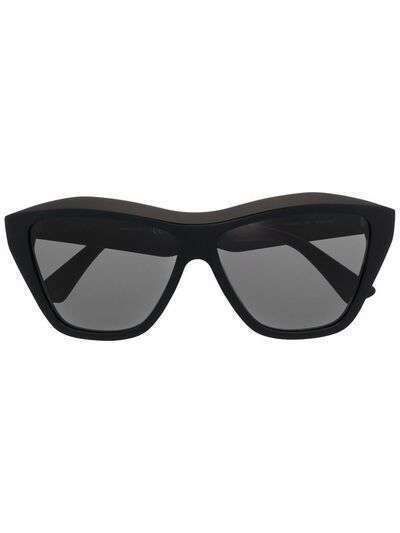 Bottega Veneta Eyewear солнцезащитные очки BV1092S в D-образной оправе
