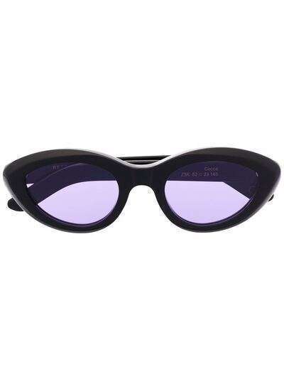 Retrosuperfuture солнцезащитные очки Cocca в оправе 'кошачий глаз'