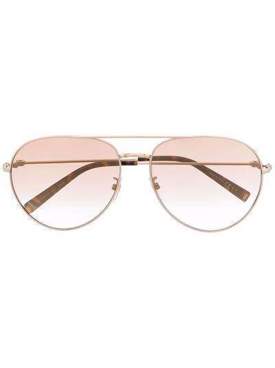 Givenchy Eyewear солнцезащитные очки-авиаторы с затемненными линзами