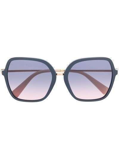 Valentino Eyewear солнцезащитные очки VA4077 в квадратной оправе