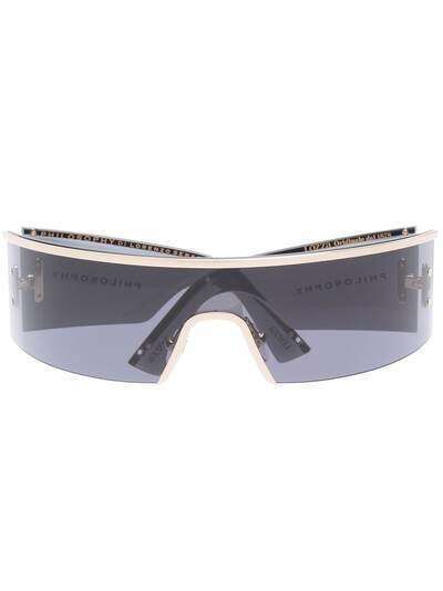 Philosophy di Lorenzo Serafini Eyewear солнцезащитные очки Mask в прямоугольной оправе
