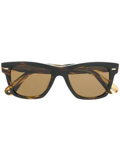 Oliver Peoples солнцезащитные очки в квадратной оправе
